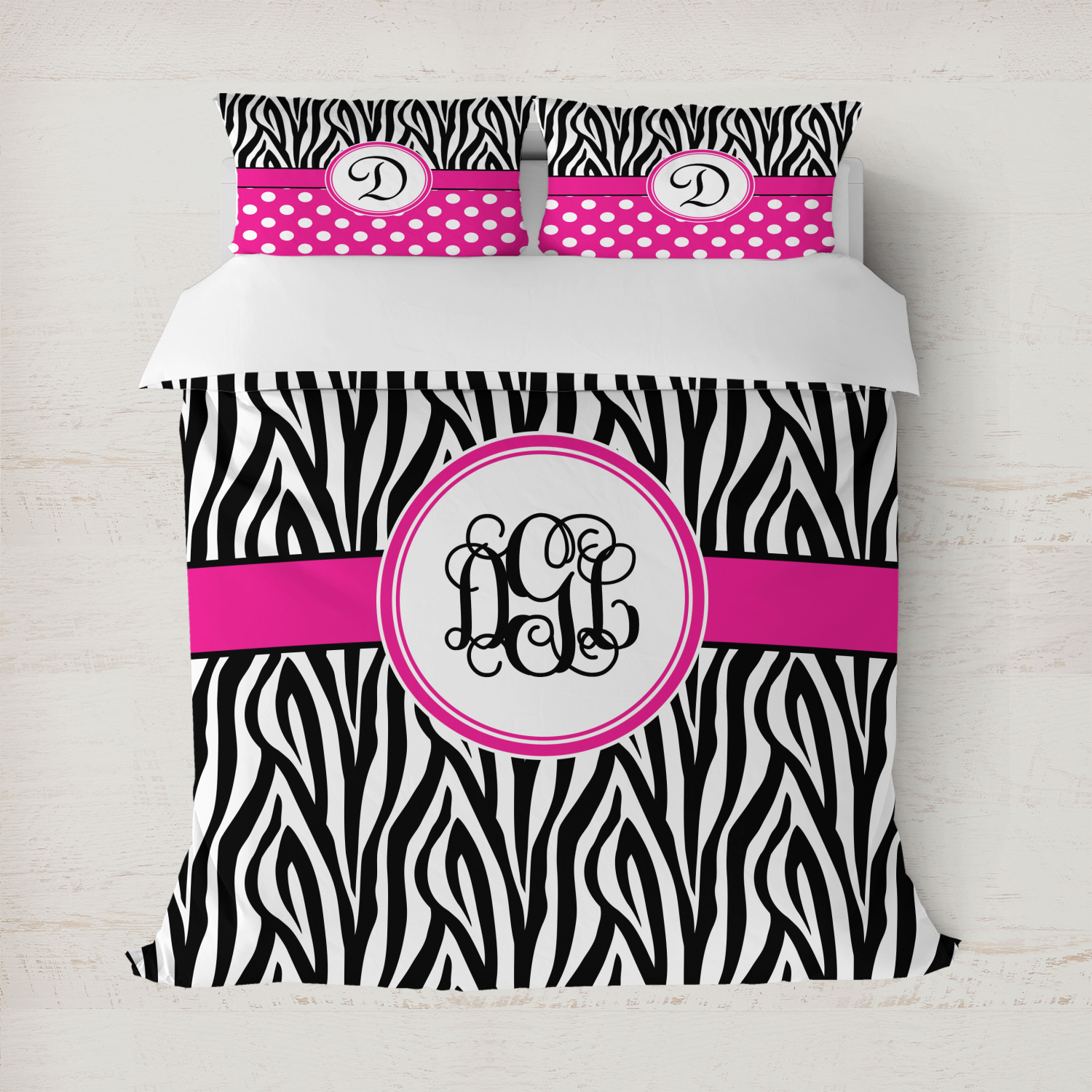 zebra print bedding