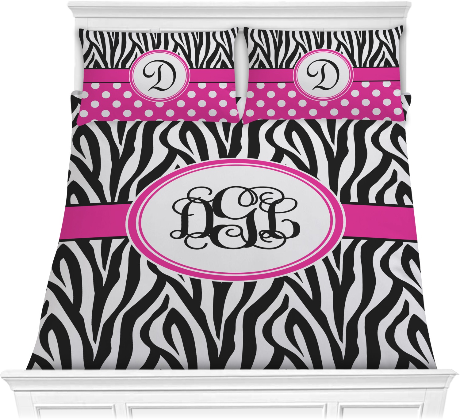 Custom Zebra Print Comforters Personalized YouCustomizeIt   Zebra Print Bedding Set Queen 