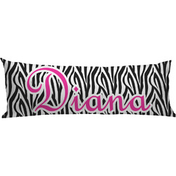 Zebra Print Body Pillow Case (Personalized)