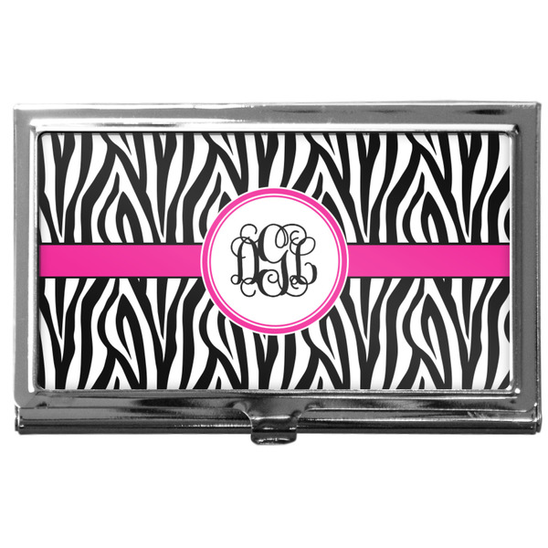 Custom Zebra Print Business Card Case