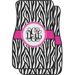 Zebra Print Car Floor Mats (Personalized)