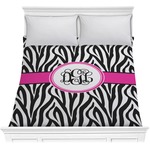 Zebra Print Comforter - Full / Queen (Personalized)