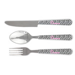 Zebra Print Cutlery Set (Personalized)