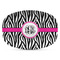 Zebra Print Microwave & Dishwasher Safe CP Plastic Platter - Main