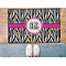 Zebra Print Door Mat - LIFESTYLE (Med)