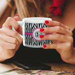 Zebra Print Double Shot Espresso Cup - Single (Personalized)