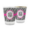 Zebra Print Glass Shot Glass - PARENT/MAIN