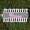 Zebra Print Golf Tees & Ball Markers Set - Front