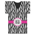 Zebra Print Jersey Bottle Cooler (Personalized)