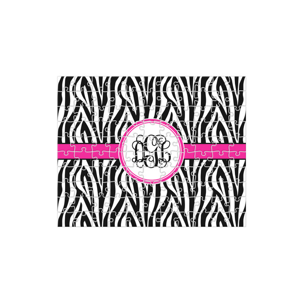 Custom Zebra Print 110 pc Jigsaw Puzzle (Personalized)