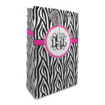 Zebra Print Large Gift Bag (Personalized)