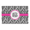 Zebra Print Large Rectangle Car Magnets- Front/Main/Approval