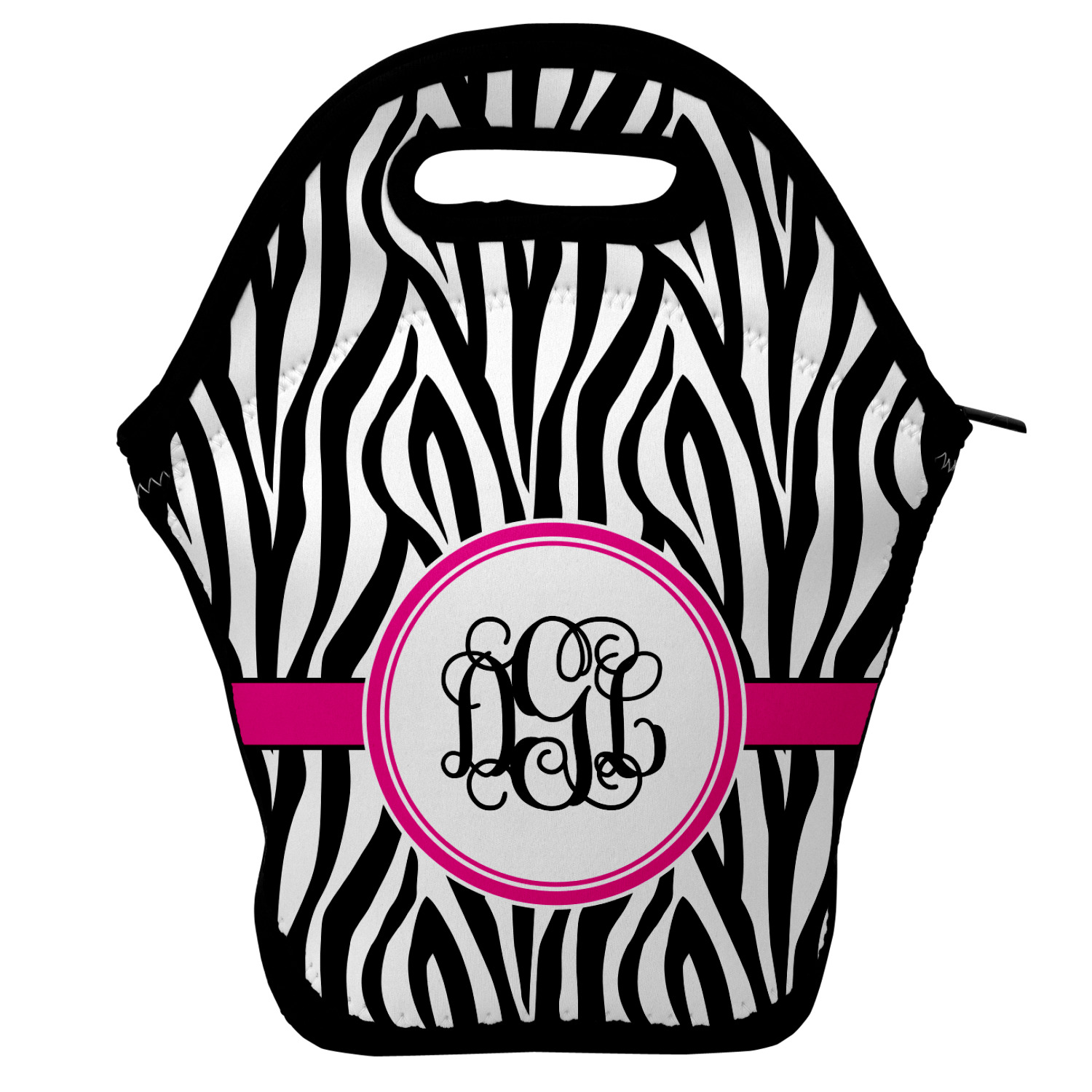 zebra lunch bag