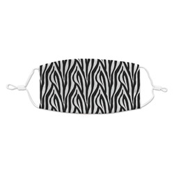 Zebra Print Kid's Cloth Face Mask - Standard