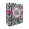 Zebra Print Medium Gift Bag - Front/Main