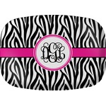 Zebra Print Melamine Platter (Personalized)