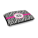 Zebra Print Outdoor Dog Bed - Medium (Personalized)