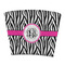 Zebra Print Party Cup Sleeves - without bottom - FRONT (flat)