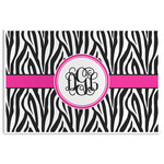 Zebra Print Disposable Paper Placemats (Personalized)