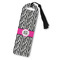 Zebra Print Plastic Bookmarks - Front