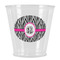 Zebra Print Plastic Shot Glasses - Front/Main