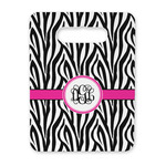 Zebra Print Rectangular Trivet with Handle (Personalized)