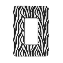 Zebra Print Rocker Style Light Switch Cover