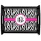 Zebra Print Serving Tray Black Large - Main