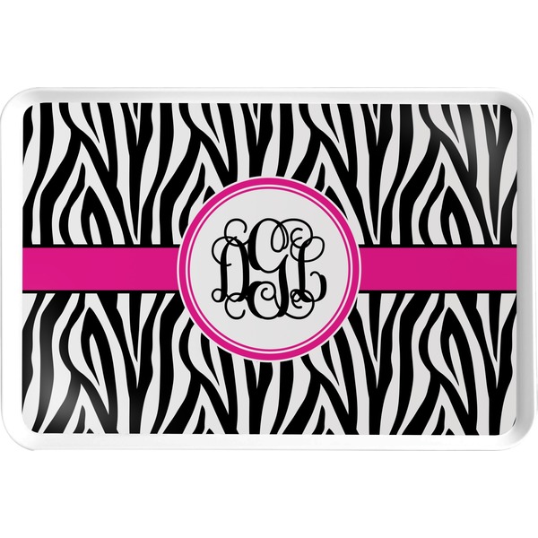 Custom Zebra Print Serving Tray (Personalized)