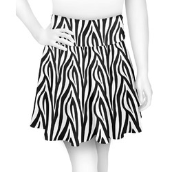 Zebra Print Skater Skirt - Small