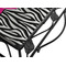 Zebra Print Square Trivet - Detail