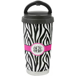 Zebra Print Stainless Steel Coffee Tumbler (Personalized)