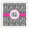 Zebra Print Paper Dinner Napkins (Personalized)