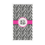 Zebra Print Guest Paper Towels - Full Color - Standard (Personalized)