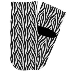 Zebra Print Toddler Ankle Socks