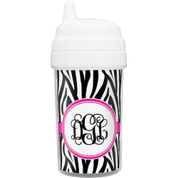 Zebra Print Toddler Sippy Cup (Personalized)