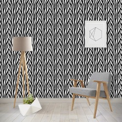 Zebra Print Wallpaper & Surface Covering (Water Activated - Removable)