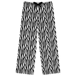 Zebra Print Womens Pajama Pants - M