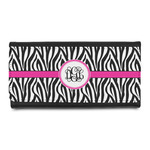 Zebra Print Leatherette Ladies Wallet (Personalized)