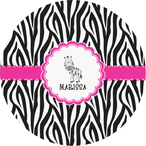 Custom Zebra Multipurpose Round Labels - 1" (Personalized)