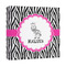 Zebra 12x12 - Canvas Print - Angled View