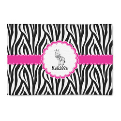 Zebra 2' x 3' Indoor Area Rug (Personalized)