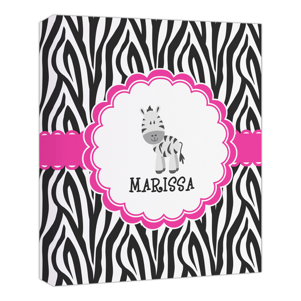 Custom Zebra Canvas Print - 20x24 (Personalized)