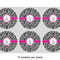 Zebra 3" Multipurpose Round Labels - Sheet