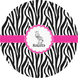 Zebra Multipurpose Round Labels - 3" (Personalized)