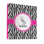 Zebra 3 Ring Binder - Full Wrap - 1" (Personalized)