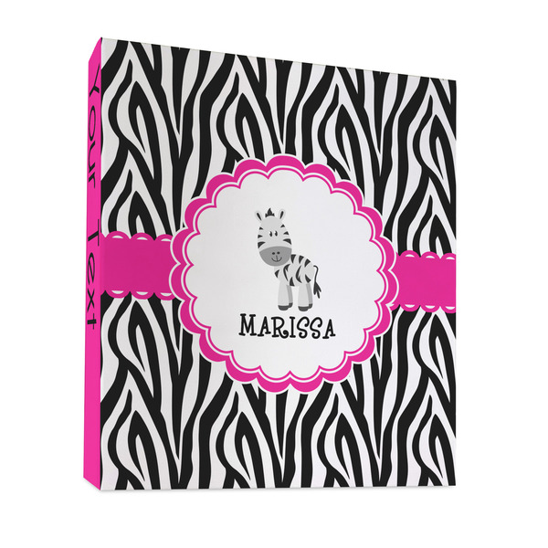 Custom Zebra 3 Ring Binder - Full Wrap - 1" (Personalized)