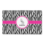 Zebra 3' x 5' Indoor Area Rug (Personalized)