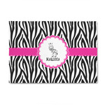 Zebra 4' x 6' Patio Rug (Personalized)