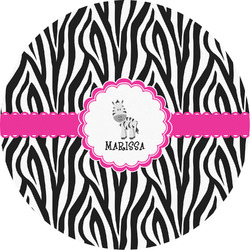 Zebra Multipurpose Round Labels - 5" (Personalized)